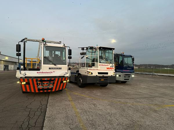 Embotech’s Autonomous Terminal Tractor testing vehicles